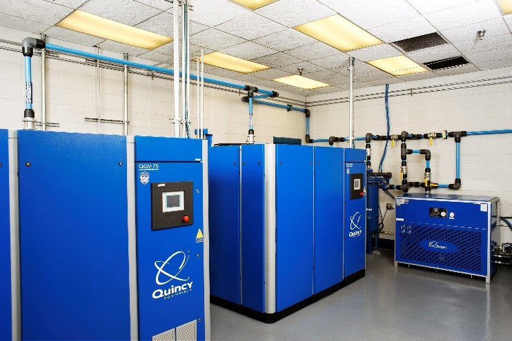 昆西250KW螺桿空壓機(jī)用于生物發(fā)酵